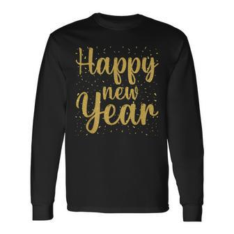 Happy New Year New Year New Party 2024 Long Sleeve T-Shirt - Thegiftio UK