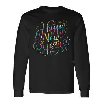 Happy New Years Eve Party Favors 2024 Family Matching Long Sleeve T-Shirt - Monsterry DE