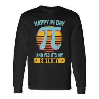 Happy Pi Day Pi Day Math Geek Long Sleeve T-Shirt - Thegiftio UK