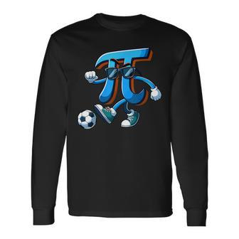 Happy Pi Day Soccer Lovers Pi Symbol Math Teachers Women Long Sleeve T-Shirt | Mazezy