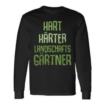 Hard Hardener Landscape Gardener Gardening Langarmshirts - Seseable
