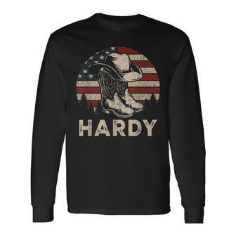 Hardy Last Name Personalized Team Hardy Family Reunion Long Sleeve T-Shirt - Seseable