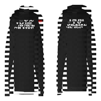 I Heart My Hot Girlfriend I Love My Hot Girlfriend Long Sleeve T-Shirt | Seseable FR