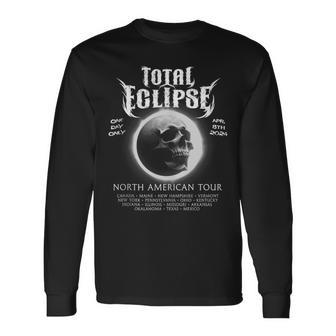 Heavy Metal Total Eclipse 2024 North American Tour Long Sleeve T-Shirt | Mazezy