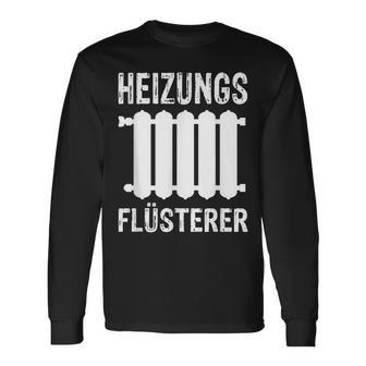 Heizungsbauer Aus Leidenschaft Heating Whisperer Langarmshirts - Seseable