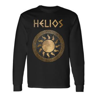 Helios Greek Sun God Antique Symbol Langarmshirts - Geschenkecke