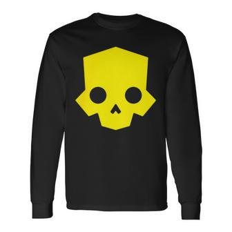 Hell Of Divers Helldiving Skull Long Sleeve T-Shirt | Mazezy CA