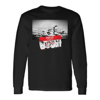 Hello My Name Is Epic Blabbit Long Sleeve T-Shirt - Seseable