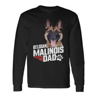 Herren Belgischer Malinois Hund Papa Belgischer Schäferhund Hundebesitzer Papa Langarmshirts - Geschenkecke