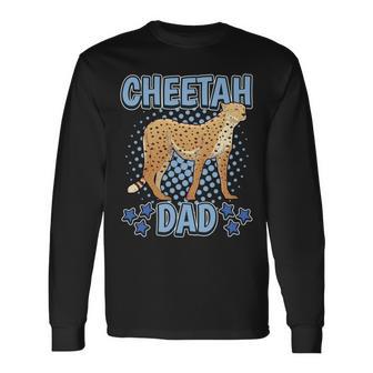 Herren Cheetah Dad Papaatertag Gepard Langarmshirts - Geschenkecke