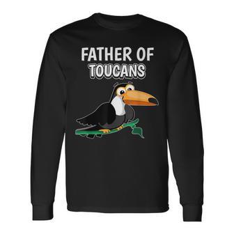 Herren Jungen Father Of Toucans Papaatertag Tukan Langarmshirts - Geschenkecke