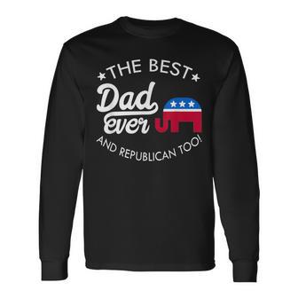 Herren Republikanisches Papa- Langarmshirts - Geschenkecke