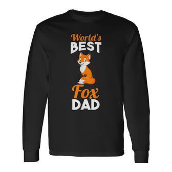 Herren Weltbester Fuchs Papa Langarmshirts - Geschenkecke