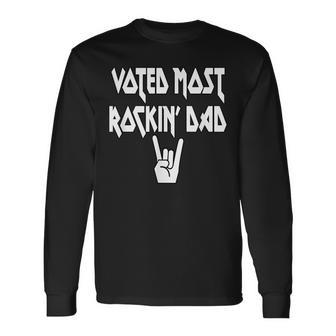 Herren Zumatertag Zum Rockigstenater Aller Zeiten Gewählt Langarmshirts - Geschenkecke