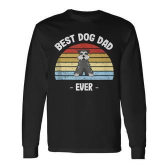 Herren Zwergschnauzer Papa Geschenk Langarmshirts - Geschenkecke