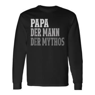 Herrenatertagsgeschenk Papa &Ater Atertag Spruch Langarmshirts - Geschenkecke