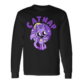 Hi Cats Nap Lover Cat Long Sleeve T-Shirt | Mazezy