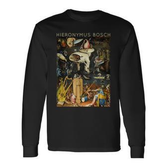 Hieronymus Bosch The Garden Of Lustre For Artists Langarmshirts - Seseable