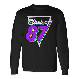 High School Reunion Class Of 1987 87 32 Year Women Long Sleeve T-Shirt - Monsterry DE