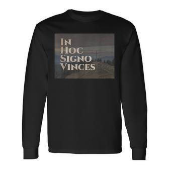 In Hoc Signo Vinces Long Sleeve T-Shirt - Monsterry UK