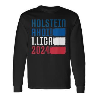 Holstein Ahoi Moin 1Liga 2024 Aufstieg Kiel Fanartikel Langarmshirts - Geschenkecke