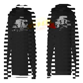 Hombre Retro Evolution Jugadores De Baloncesto Aficionados Al Camiseta de manga larga - Regaloses