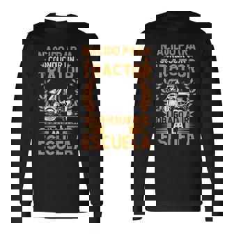 Hombre Tractorista Agricultor Nacido Para Conducir Un Tractor Camiseta de manga larga - Regaloses