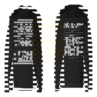 Homme Raleur A Temps Plein Cadeau Humoristique Retraité Papy T-shirt à manches longues - Cadeauxyz