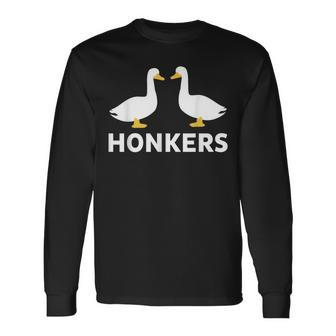 Honker Goose Apparel Long Sleeve T-Shirt - Seseable
