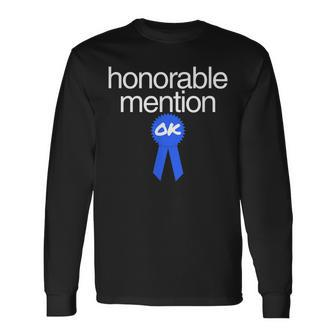Honorable Mention T Long Sleeve T-Shirt - Monsterry AU