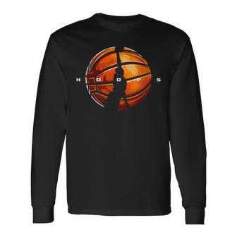 Hoops Basketball Apparel Basketball Long Sleeve T-Shirt | Mazezy