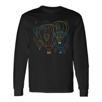 Hot Air Balloon Festival Souvenir Ballooning Family Apparel Long Sleeve T-Shirt - Monsterry AU