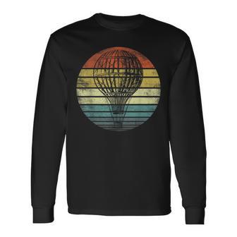 Hot Air Balloon Pilot Retro Balloon Sky Ride Festival Long Sleeve T-Shirt - Monsterry AU