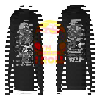 Hot Wheels Birthday I'm 7 This Is How I Roll Monster Truck Long Sleeve T-Shirt - Monsterry