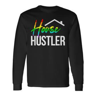 House Hustler Gay Realtor Or Real Estate Agent Long Sleeve T-Shirt - Monsterry CA