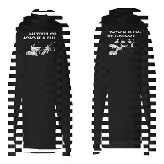 Humoristique How To Exit A Lotus Racing Car T-shirt à manches longues - Cadeauxyz