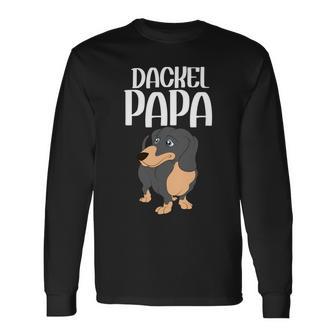 Hunde Papa Hundebesitzer Hundehalteratertag Dackel Langarmshirts - Geschenkecke