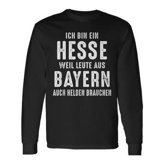 Ich Bin Ein Hesse Saying Frankfurt Fan Langarmshirts - Seseable