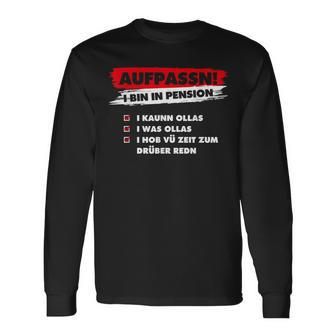 Ich Bin In Pension Ich Kann Alles Ich Weiß Alles Langarmshirts - Geschenkecke