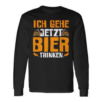 Ich Gehe Jetzt Bier Trink Langarmshirts - Geschenkecke