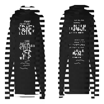 Ich Komme Aus Ironien Das Liegt Am Sarkastic Sea Langarmshirts - Seseable