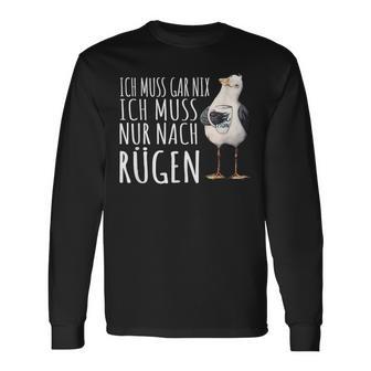 Ich Muss Nur Nach Rügen Baltic Sea Ich Muss Nur Nach Rügen Langarmshirts - Seseable