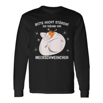 Ich Träumeon Guinea Pigs Sleep Guinea Pig Langarmshirts - Geschenkecke