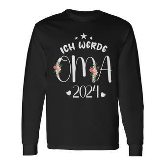 Ich Werde Oma 2024 Ich Werde Die Beste Oma Der Welt 2024 Langarmshirts - Geschenkecke