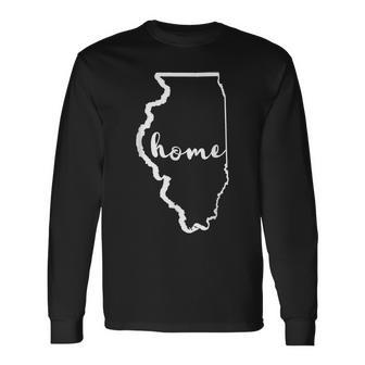 Il Home State Illinois Native Long Sleeve T-Shirt - Monsterry UK