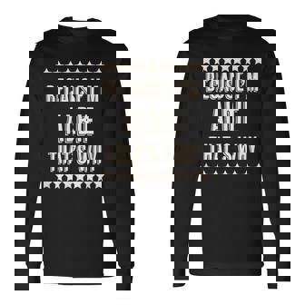 Because I'm Albie That's Why Cute Name Long Sleeve T-Shirt - Seseable