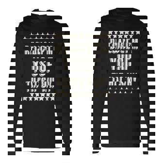 Because I'm Yusuf That's Why Name Long Sleeve T-Shirt - Seseable