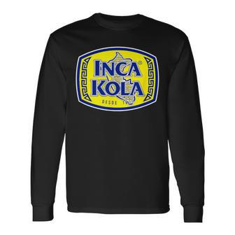 Inca Kola Soda Golden Kola Bubblegum Cream Soda Peru Long Sleeve T-Shirt - Monsterry AU
