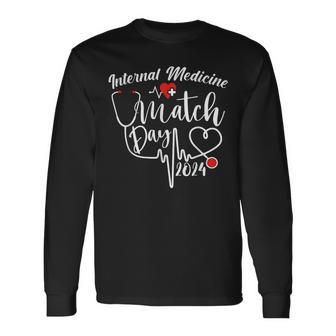 Internal Medicine Match Day 2024 Residency Party Women Long Sleeve T-Shirt - Monsterry DE