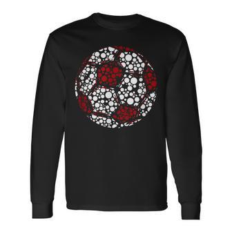 International Dot Day Happy Polka Dot Soccer Lover Sport Long Sleeve T-Shirt - Monsterry DE